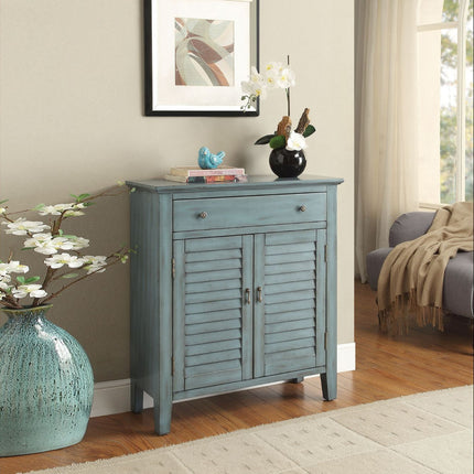 ACME 97247 Winchell Console Table, Antique Blue