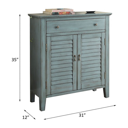 ACME 97247 Winchell Console Table, Antique Blue