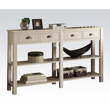 ACME 97250 Galileo Console Table, Cream ACME Furniture