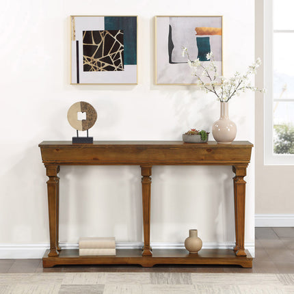 ACME 97251 Garrison Console Table, Oak