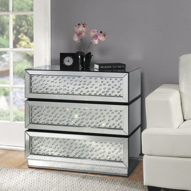 ACME 97310 Nysa Console Table, Mirrored ACME Furniture