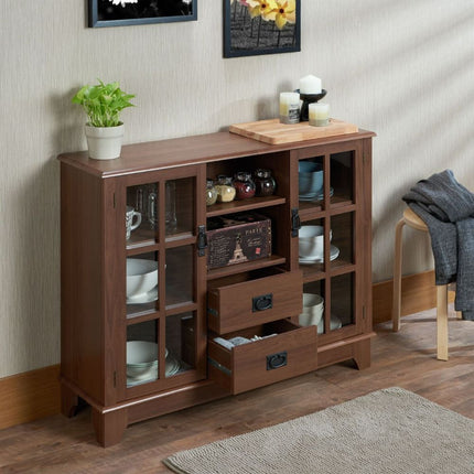 ACME 97324 Dubbs Console Table, Walnut