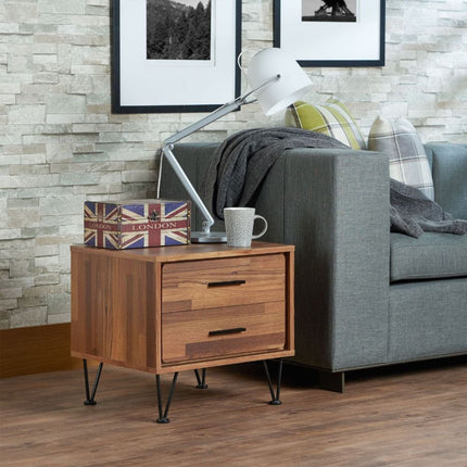 ACME 97330 Deoss Accent Table, Walnut