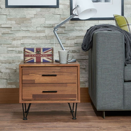 ACME 97330 Deoss Accent Table, Walnut