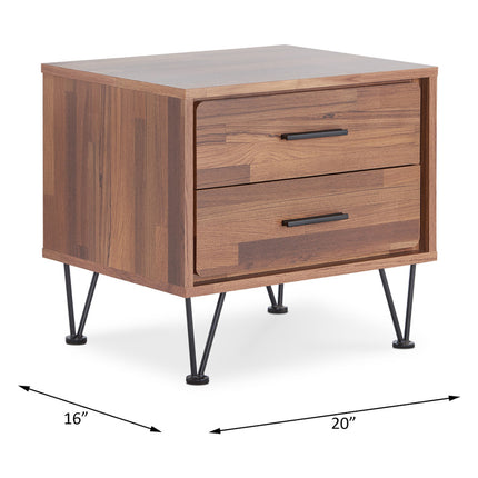 ACME 97330 Deoss Accent Table, Walnut