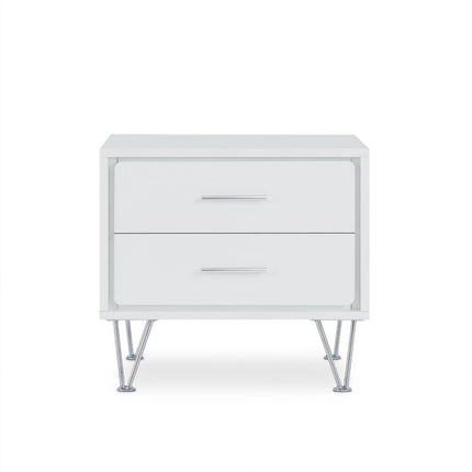 ACME 97332 Deoss Accent Table, White