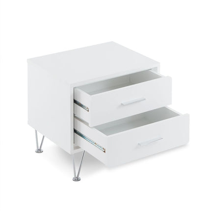 ACME 97332 Deoss Accent Table, White