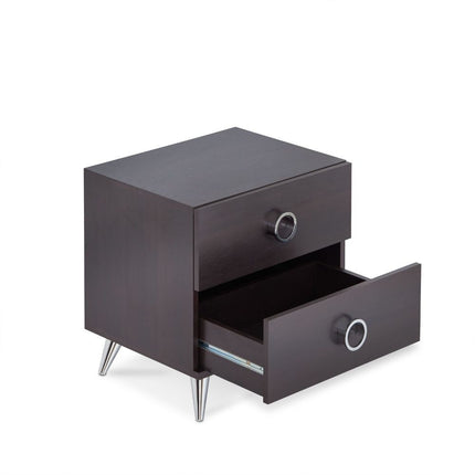 ACME 97336 Elms Accent Table, Espresso