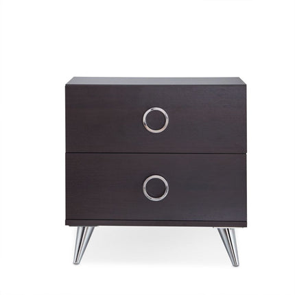 ACME 97336 Elms Accent Table, Espresso