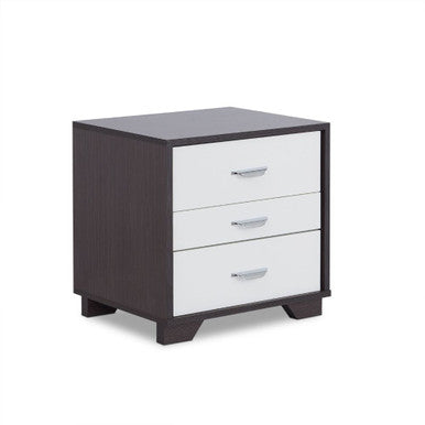 ACME 97342 Eloy Accent Table, White & Black ACME Furniture