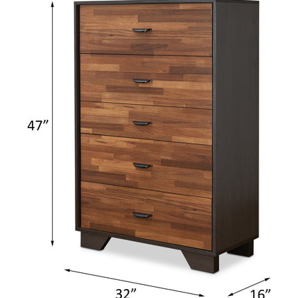 ACME 97366 Eloy Chest, Walnut & Espresso