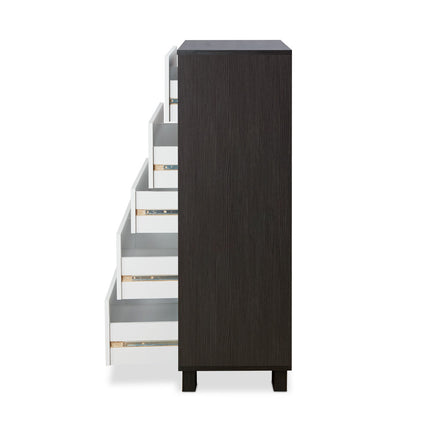 ACME 97368 Eloy Chest, White & Espresso