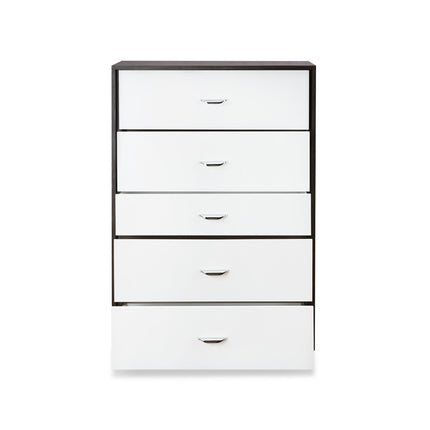 ACME 97368 Eloy Chest, White & Espresso