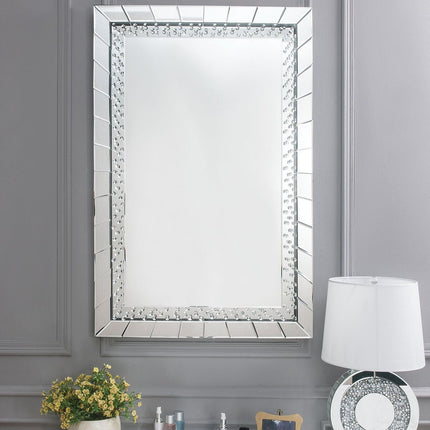 ACME 97386 Nysa Accent Mirror (Wall), Mirrored