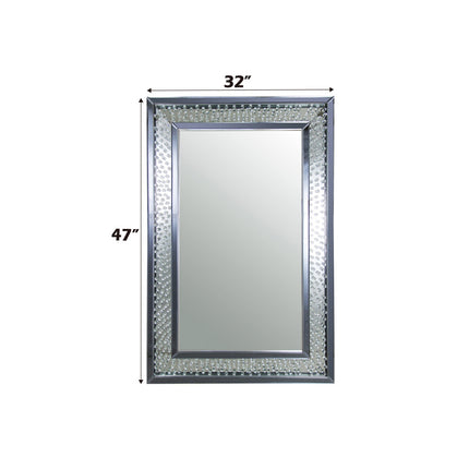 ACME 97387 Nysa Accent Mirror (Wall), Mirrored