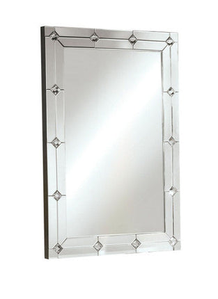 ACME 97390 Hessa Accent Mirror (Wall), Mirrored ACME Furniture