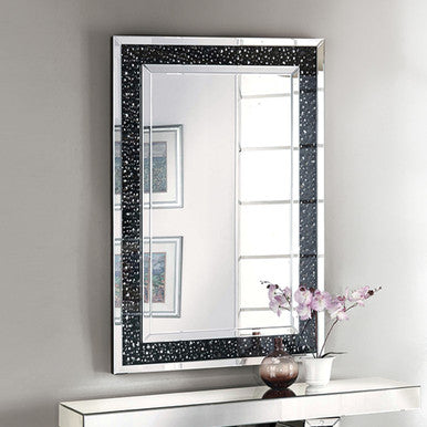 ACME 97391 Noor Accent Mirror (Wall), Mirrored ACME Furniture