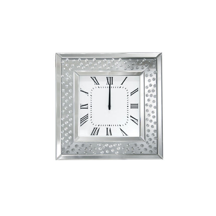 ACME 97394 Nysa Wall Clock, Mirrored