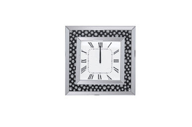 ACME 97402 Marku Wall Clock, Mirrored ACME Furniture