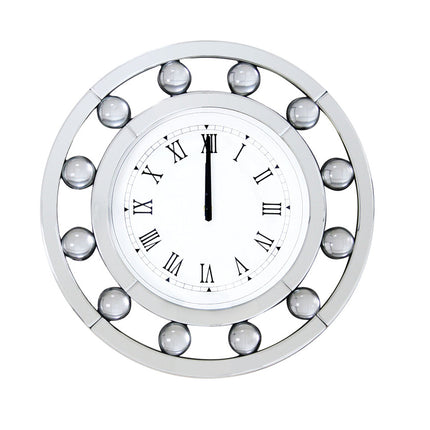 ACME 97405 Boffa Wall Clock, Mirrored