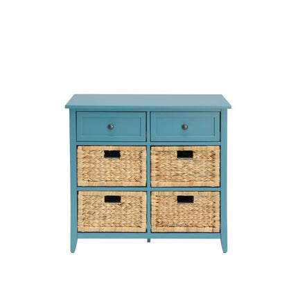 ACME 97418 Flavius Console Table, Teal