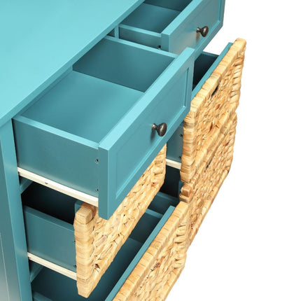 ACME 97418 Flavius Console Table, Teal
