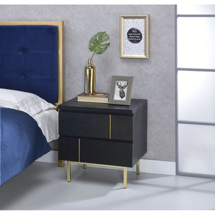 ACME 97550 Shadan Accent Table, Black