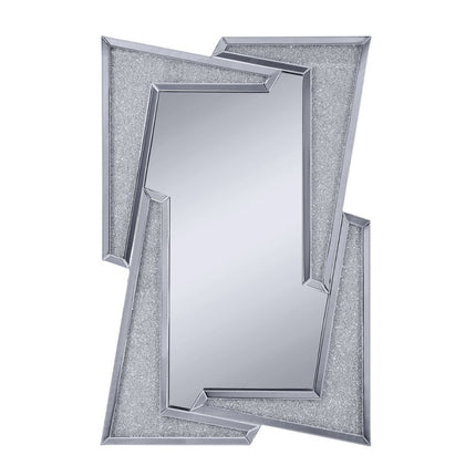 ACME 97571 Noralie Wall Decor, Mirrored & Faux Diamonds