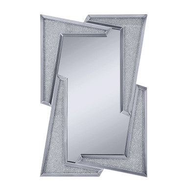 ACME 97571 Noralie Wall Decor, Mirrored & Faux Diamonds ACME Furniture