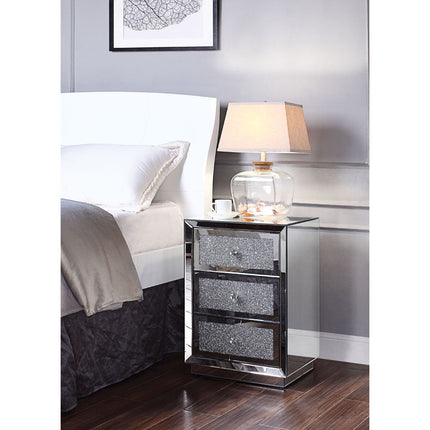ACME 97580 Rekha Accent Table, Mirrored