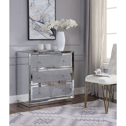 ACME 97582 Rekha Console Table, Mirrored