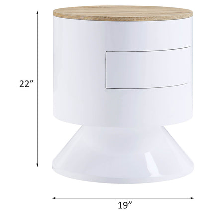 ACME 97596 Otith Round Accent Table