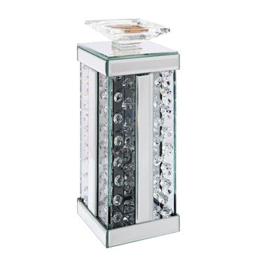 ACME 97621 Nysa Accent Candleholder (Set-2), Mirrored & Faux Crystals ACME Furniture