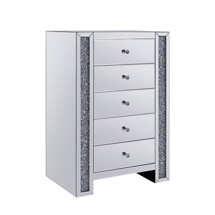 ACME 97644 Noralie Chest, Mirrored & Faux Gemstones