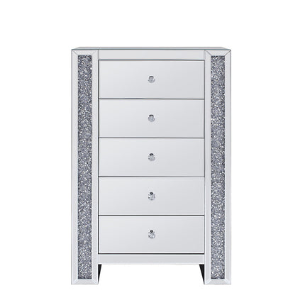 ACME 97644 Noralie Chest, Mirrored & Faux Gemstones