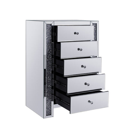 ACME 97644 Noralie Chest, Mirrored & Faux Gemstones