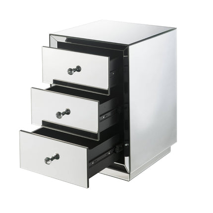 ACME 97675 Nyoka Accent Table, Mirrored