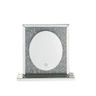 ACME 97707 Noralie Accent Decor with LED, Mirrored & Faux Diamonds ACME Furniture