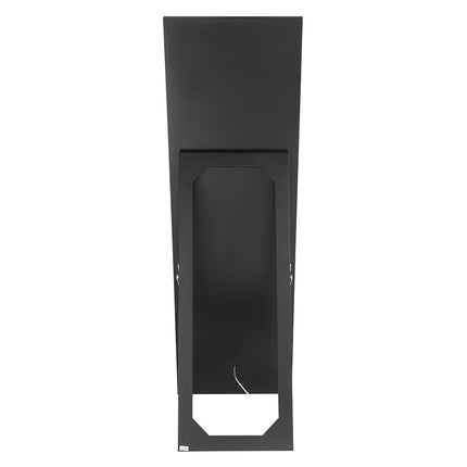 ACME 97713 Noralie Floor Mirror with LED, Mirrored & Faux Diamonds