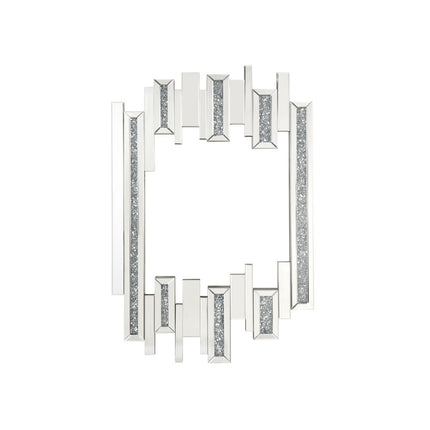 ACME 97715 Noralie Wall Decor, Mirrored & Faux Diamonds