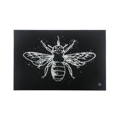 ACME 97717 Vedris Wall Art with LED, Smoky Glass & Faux Crystal ACME Furniture