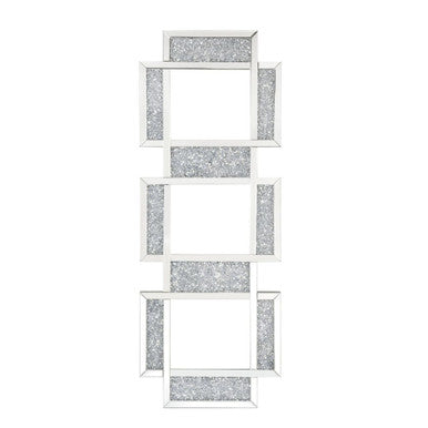 ACME 97721 Noralie Wall Decor, Mirrored & Faux Diamonds ACME Furniture