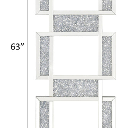 ACME 97721 Noralie Wall Decor, Mirrored & Faux Diamonds