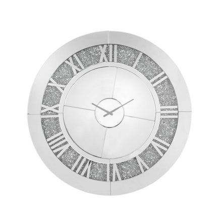 ACME 97723 Noralie Wall Clock, Mirrored & Faux Diamonds