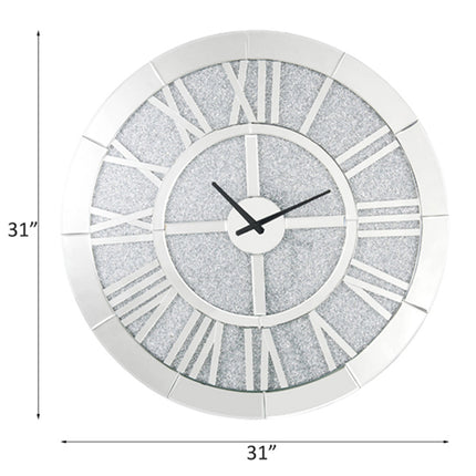 ACME 97724 Nowles Wall Clock, Mirrored