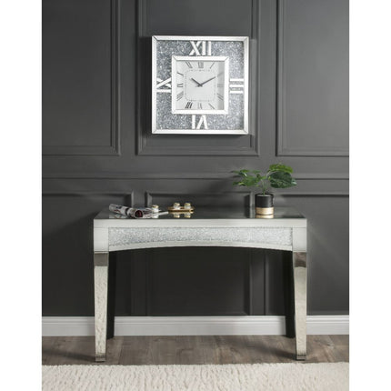 ACME 97727 Noralie Wall Clock, Mirrored & Faux Diamonds