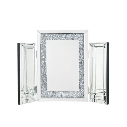 ACME 97731 Noralie Accent Decor, Mirrored & Faux Diamonds