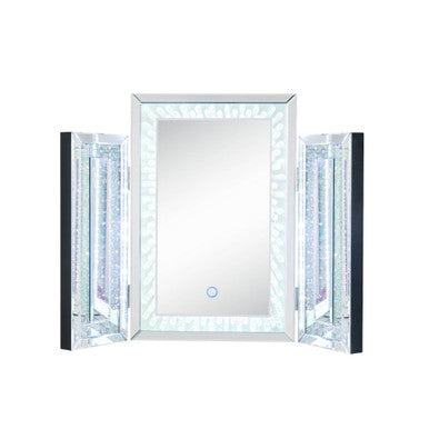 ACME 97732 Nysa Accent Decor with LED, Mirrored & Faux Crystals ACME Furniture