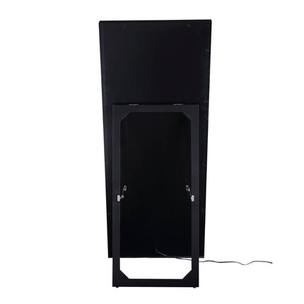 ACME 97754 Noralie Accent Mirror (Floor), Mirrored & Faux Diamonds
