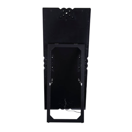 ACME 97758 Noralie Accent Mirror (Floor), Mirrored & Faux Diamonds
